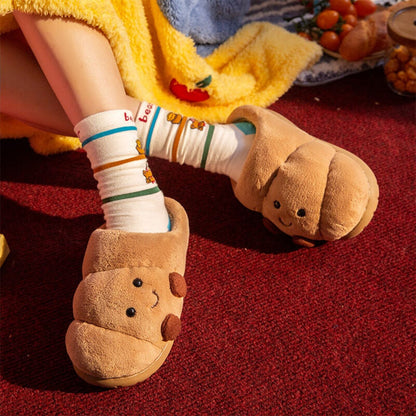 Croissant Hugs Flip-flops