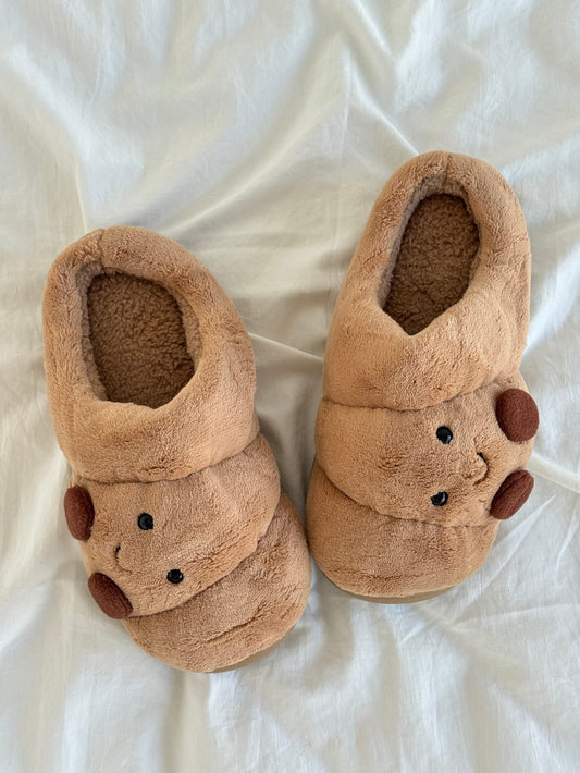 Croissant Hugs Flip-flops