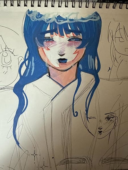 Dual-Tip Acrylic Paint Markers Set